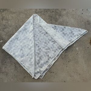 Large Floral Lace Bandana Scarf